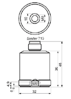 Accelerometro sismico KS48 dimensioni