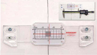 fessurimetro in policarbonato lineare