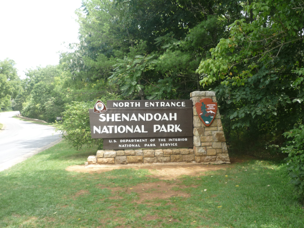 Shenandoah National Park Entrance